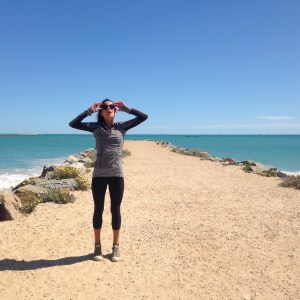 On the jetty feelin' fine 